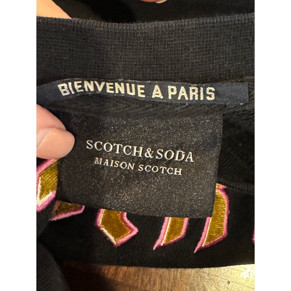 Scotch & Soda Black and Gold Sweatshirt - Picture 11 of 14